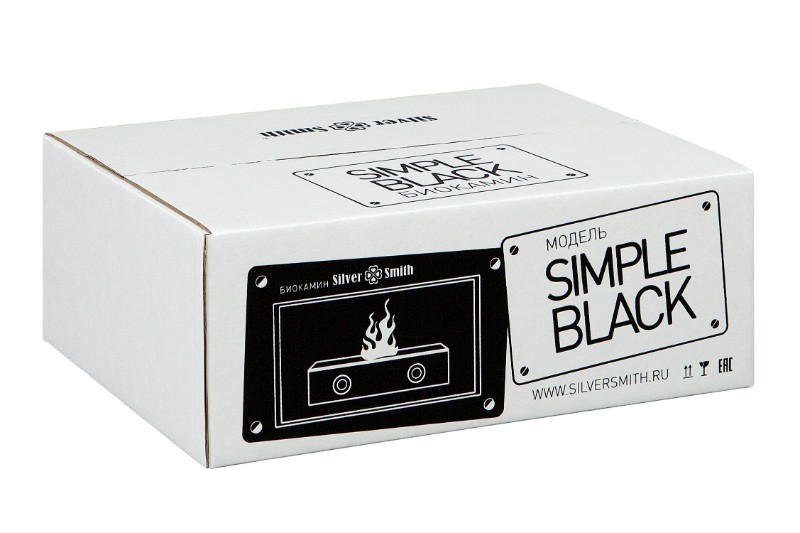 Биокамин Silver Smith Simple Black