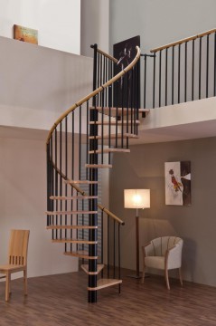 Винтовая лестница Spiral Decor диаметр 140 см, черный