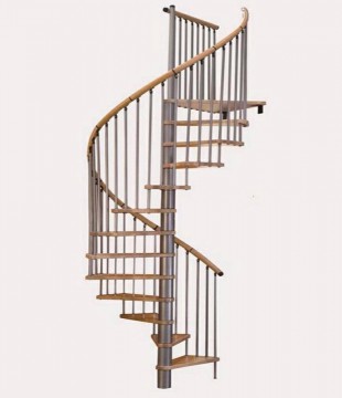 Винтовая лестница Spiral Decor диаметр 160 см, серебро