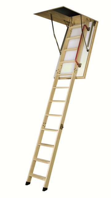 Термоизоляционная складная чердачная лестница LTK Energy 60x100x280 FAKRO (без наконечников на ножки
