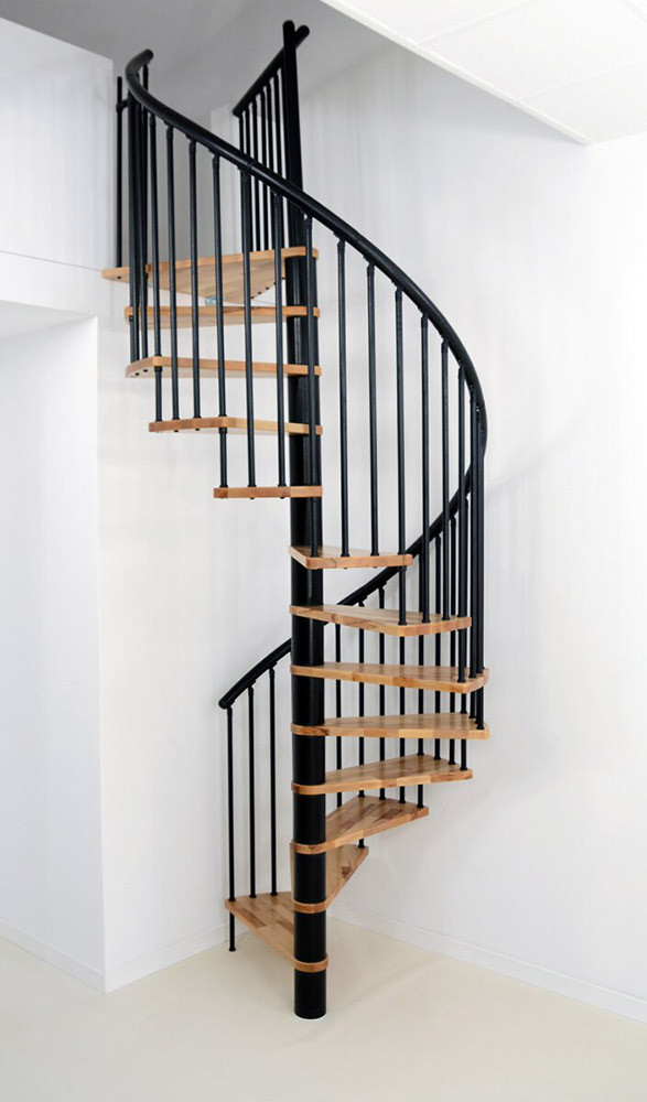 Винтовая лестница Minka Spiral Effect, диаметр 160 см, черный