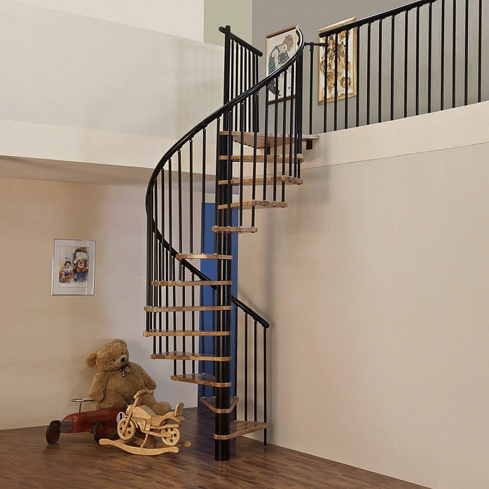 Винтовая лестница Minka Spiral Effect, диаметр 160 см, черный