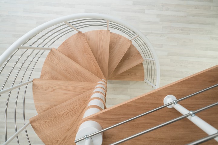 Винтовая лестница Montreal Style, диаметр 120 см, белый