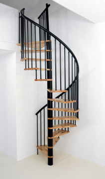 Винтовая лестница Minka Spiral Effect, диаметр 120 см, черный