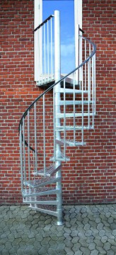 Винтовая лестница для улицы Toronto, диаметр 155 см